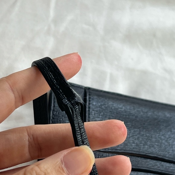 Kate Spade Black Card Holder with Gold Accents - Picture 4 of 4